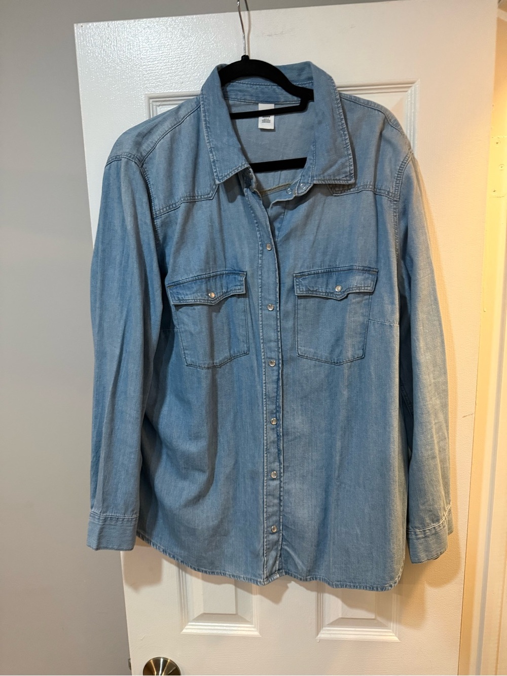 Light blue denim shirt